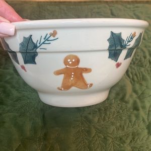 Gingerbread by Noble Excellence Ceramic Holiday Bowl